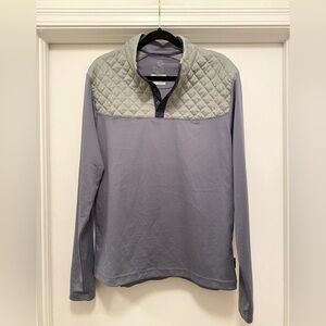 SWANNIES 1/4 Snap Pullover men’s Size medium grey golf performance